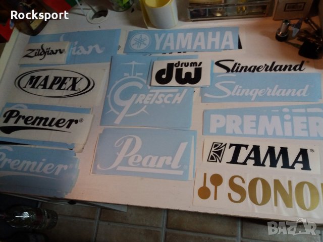 Лого стикери за барабани-Pearl,Tama,Yamaha,DW..., снимка 12 - Ударни инструменти - 39452349