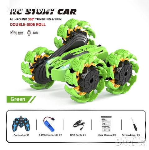 Каскадьорска Кола с дистанционно управление с жестове, снимка 3 - Коли, камиони, мотори, писти - 51997128