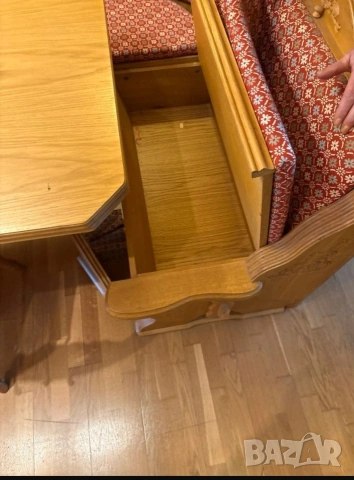 🌲 Масивен кухненски ъгъл в автентичен Шварцвалдски стил 🌲, снимка 9 - Дивани и мека мебел - 53965412