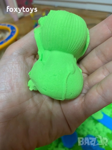 Креативен комплект кинетичен пясък и формички 3D Животни, куфарче, снимка 18 - Образователни игри - 51619037