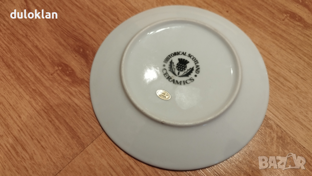 Красива порцеланова чиния от Шотландия., снимка 3 - Колекции - 44707559
