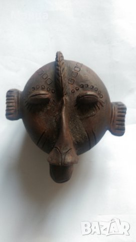 Африкански керамични маски, снимка 3 - Антикварни и старинни предмети - 30277991