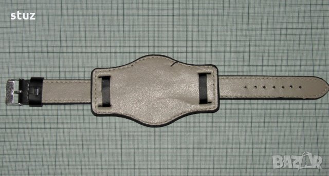 Кожени каишки за мъжки часовници, с подложка, снимка 7 - Каишки за часовници - 30205386