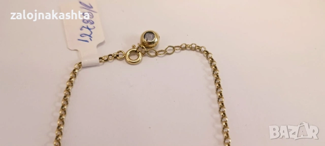 Нова-Златна гривна-2,60гр/14кр, снимка 6 - Гривни - 53190355