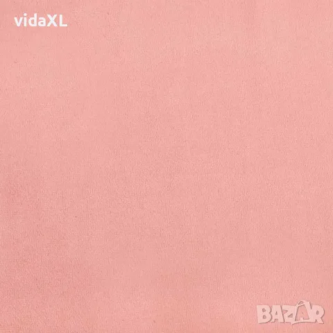 vidaXL Матрак за легло с покет пружини средна твърдост розов 120x200x20 см кадифе, снимка 6 - Матраци - 56147256