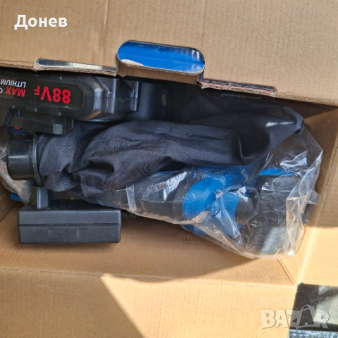 Ръчна шлифовъчна машина, 6 скорости, торба за събиране на прах, със батерия и зарядно, снимка 2 - Шлайфмашини - 54090078