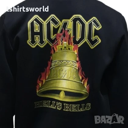 Нов мъжки суичър с ЦИП на AC/DC, GUNS N'ROSES, METALLICA,  NIGHTWISH, MOTORHEAD, снимка 2 - Суичъри - 30896757