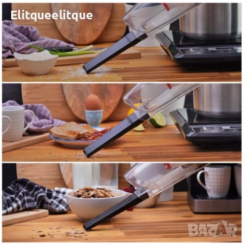 Прахосмукачка вертикална и ръчна 2в1 Rosberg, 600W, 0.8л., Циклон, снимка 5 - Прахосмукачки - 52176005