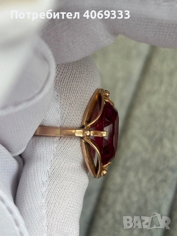 Руски златен пръстен 4.5 гр 14 карата(583), снимка 2 - Пръстени - 54175506