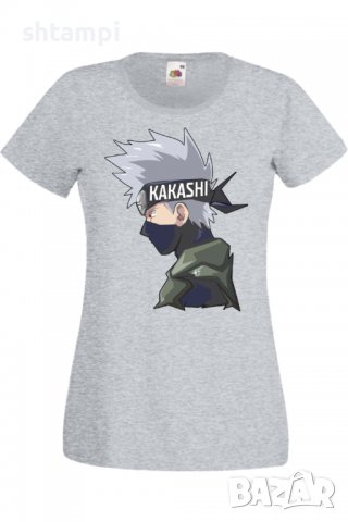 Дамска тениска Naruto Kakashi 02,Анимация,игра,Празник,Повод., снимка 5 - Тениски - 37945888