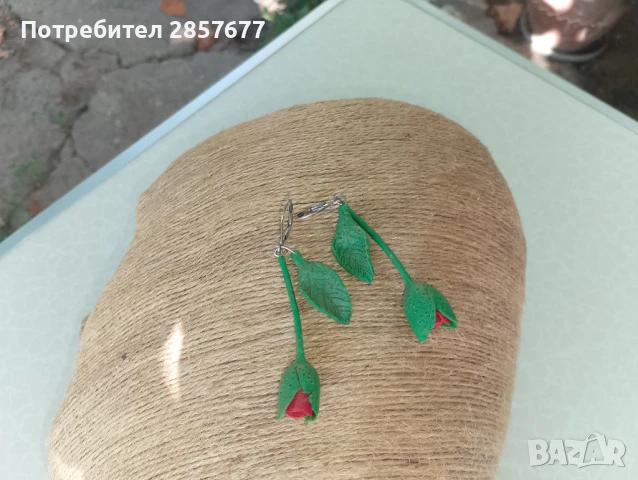 Продавам ръчно изработени обеци