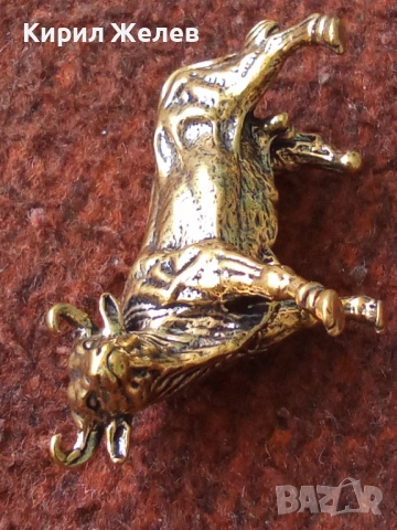 Бронзова фигурка на бик 45042, снимка 4 - Колекции - 54199420