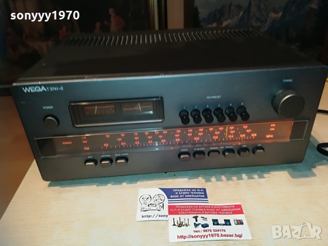 wega t 3741-2 hifi tuner-made in west-germany-внос switzerland, снимка 11 - Ресийвъри, усилватели, смесителни пултове - 29455714