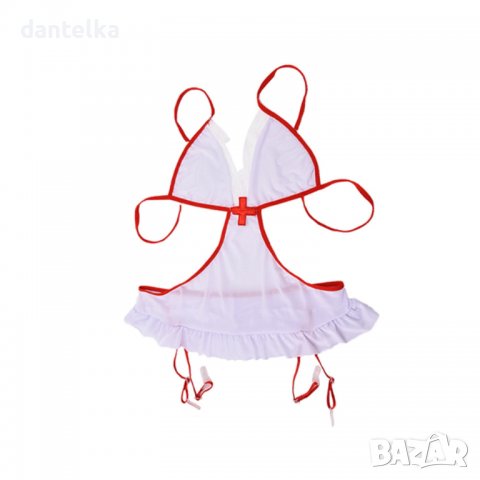 К1125 Секси бельо, Еротичен костюм на секси медицинска сестра, еротично бельо, снимка 12 - Бельо - 39234312