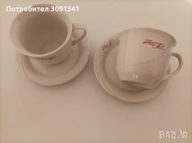 Продавам порцеланови чинии и сервизи, стъклени съдове, чаши