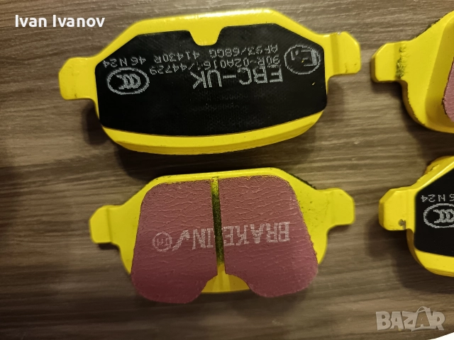 Задни спортни накладки EBC Yellow stuff за Алфа Ромео 156, 147 и ГТ. DP41430R. , снимка 4 - Части - 52851700