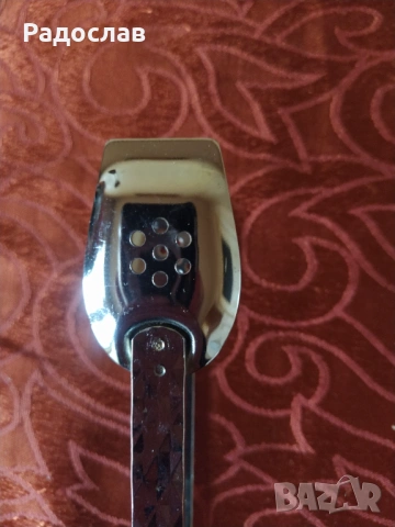 стара английска щипка за сервиране , снимка 4 - Прибори за хранене, готвене и сервиране - 54063673