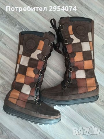 Дамски топли ботуши от естествена кожа tamaris 40/41номер 130лв, снимка 1
