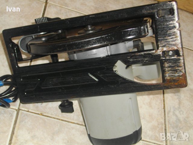 Лазерен Немски Ръчен Циркуляр-ф190мм-1200 Вата-ОТЛИЧЕН-Почти Нов-DURO DHKS1200 LASER-Реже 65мм, снимка 10 - Други инструменти - 40160147