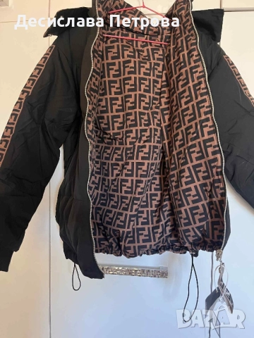 Зимно яке FENDI с две лица , снимка 4 - Якета - 51950367