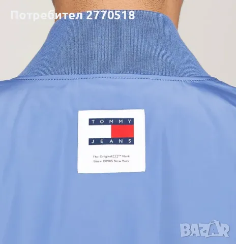 Мъжко зимно яке, бомбер Tommy Jeans, снимка 3 - Якета - 47949364