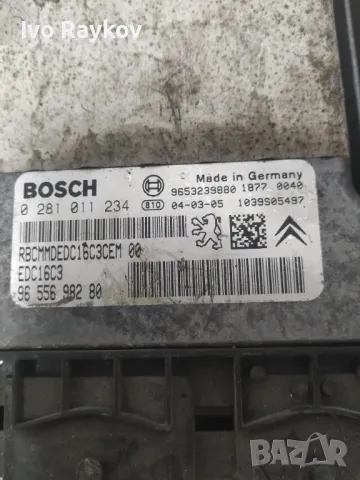 Компютър двигател за Peugeot 307, 1.6 HDi, 0281011234, 9655698280, 0 281 011 234, 96 556, снимка 2 - Части - 49004540