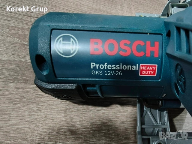 Акумулаторен ръчен циркуляр BOSCH GKS 12V-26 solo, снимка 6 - Други инструменти - 53954682