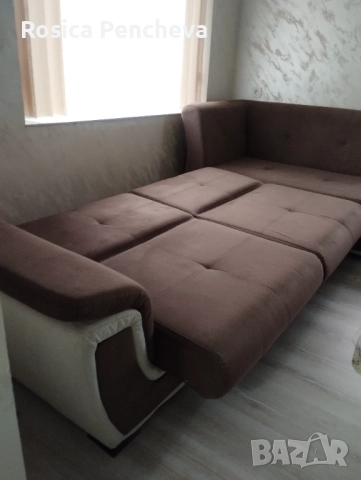 Голям ъглов диван, снимка 4 - Дивани и мека мебел - 52776346