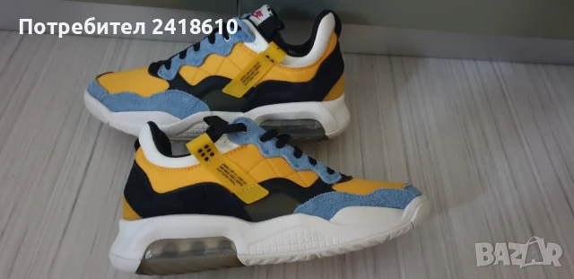Jordan University Gold  UK 10 US 11 Mens Size 45/29см. ОРИГИНАЛ! Мъжки Маратонки!, снимка 10 - Маратонки - 51290437