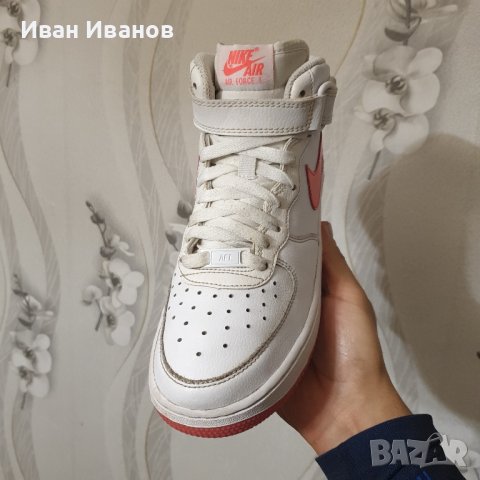 оригинални маратонки  NIKE AIR FORCE 1 MID GLOW  номер 38,5, снимка 7 - Маратонки - 42855235