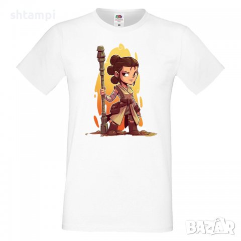 Мъжка тениска Star Wars Rey Star Wars Игра,Изненада,Подарък,Геймър, , снимка 3 - Тениски - 36809894