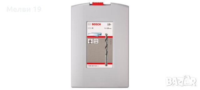 Комплект свредла за метал Bosch 1-10mm 19-бр.  HSS-R ProboxКомплект свредла за метал Bosch 1-10mm 19, снимка 2 - Куфари с инструменти - 40355252