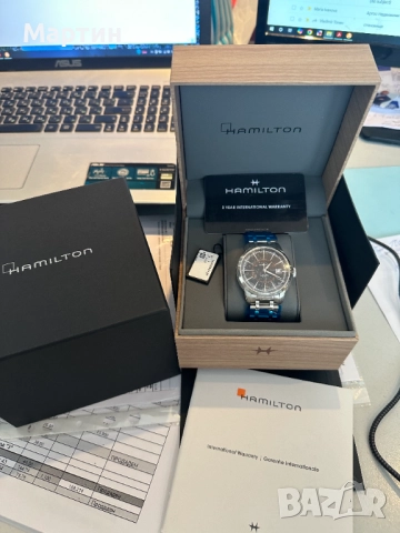 Автоматичен часовник ХАМИЛТЪН - HAMILTON - American Classic Railroad Auto - H40555131, снимка 10 - Мъжки - 52398817