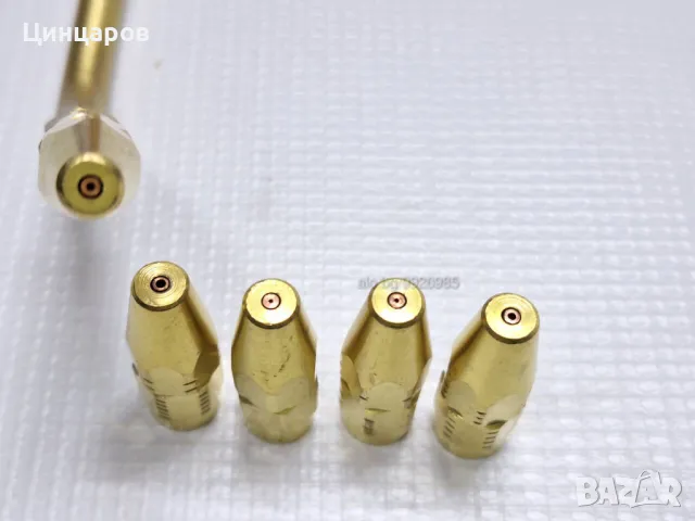 Горелка газ-кислород с дюзи 5бр, маркуч 3,5мм/180см. с клапани гасителни. Произход Италия, снимка 5 - Други инструменти - 48127920