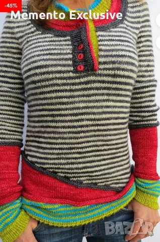 РАЗПРОДАЖБА!!!Пуловер "Colourful Extravaganza", снимка 1 - Блузи с дълъг ръкав и пуловери - 31092880