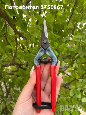 ЯПОНСКА НОЖИЦА 175мм Chikamasa T-5C red, снимка 5 - Градински инструменти - 50040759