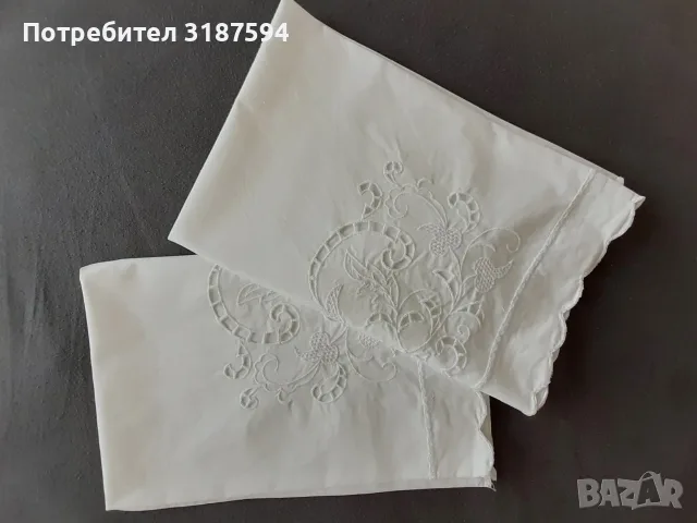 бродирани калъфки за възглавници 2 бр.