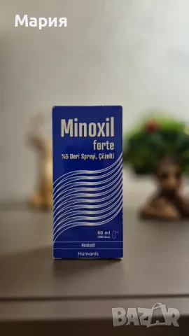 Minoxil Форте %5 спрей - алопеция 60мл, снимка 2 - Продукти за коса - 48338434