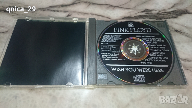 Pink Floyd - Wish you were here , снимка 3 - CD дискове - 44764806