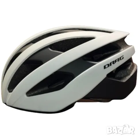 Лека Каска За Шосейни Велосипедисти Drag Omega Race С Охлаждаща Система С 21 Отвора L (58 - 61 См), снимка 5 - Аксесоари за велосипеди - 47285722