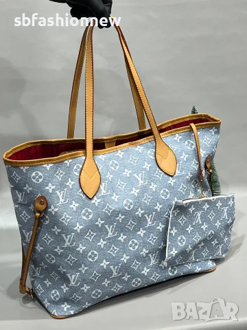 Louis Vuitton Neverfull голям размер, снимка 3 - Чанти - 55764863