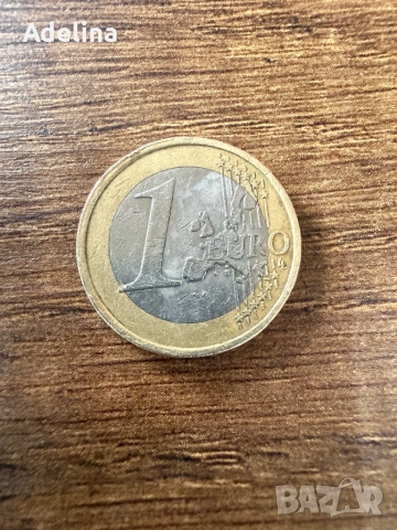 1999 Френска монета 1 евро, снимка 2 - Други - 53282798