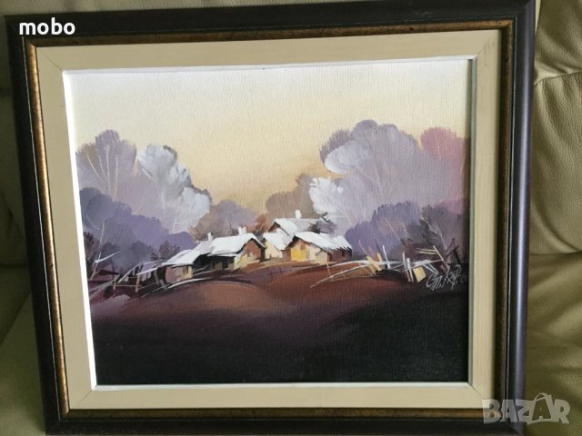 Картина „Настроение“ , акрил/платно, Художник: Стефан К. Карагьозов , снимка 2 - Картини - 50443913