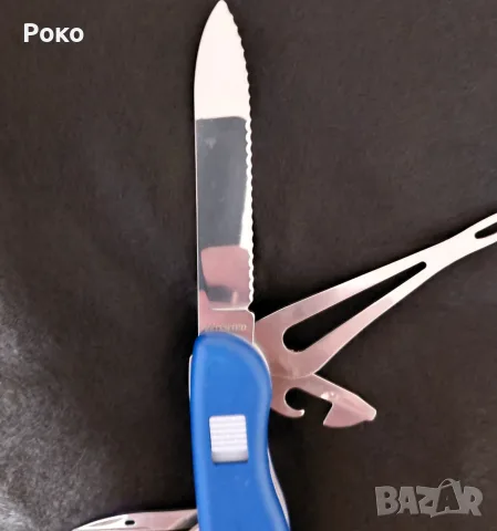 Victorinox Skipper 111mm – рядък корабен нож със Slide Lock (сиво копче) – Колекционерски, снимка 4 - Ножове - 55753783