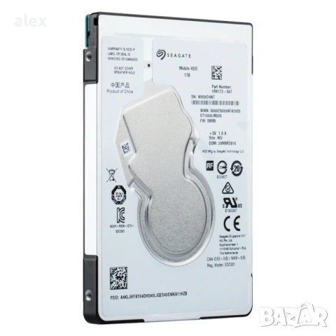 Твърд диск 1TB Seagate Mobile HDD - ST1000LM035, снимка 2 - Твърди дискове - 54359471