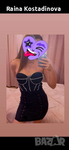 Черна елегантна рокля