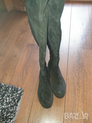 Ботуши ест.кожа/велур, снимка 7 - Дамски ботуши - 30537687