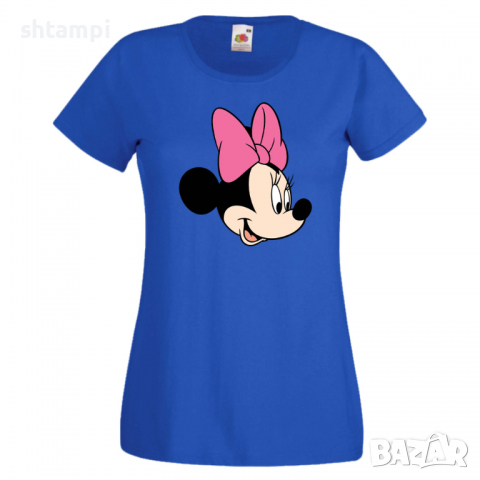 Дамска тениска Set for Couples Minnie 1 Подарък,Изненада,Рожден ден,, снимка 1 - Тениски - 36530915