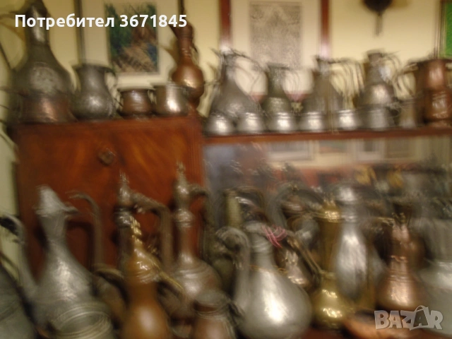 колекция от стари бакърени съдове, снимка 3 - Антикварни и старинни предмети - 53265513