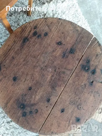 Стара дървена синия/софра/паралия, снимка 2 - Антикварни и старинни предмети - 50418715